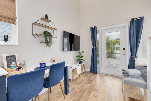 Home Office, Interior, Wood Texture Flooring
