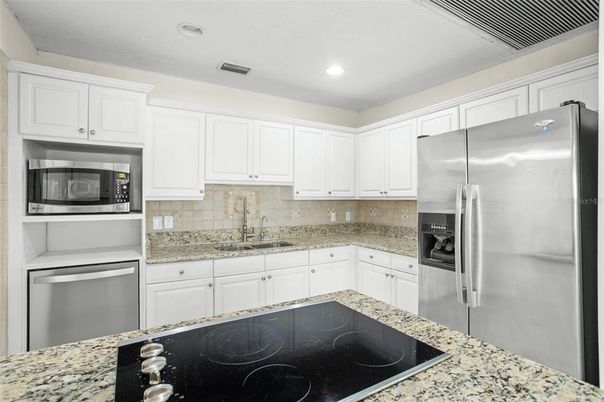 Interior, Kitchen, Recessed Lighting, Stainless Steel Appliances