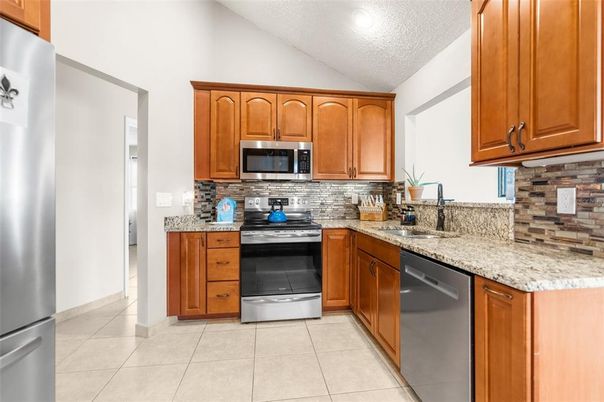 Interior, Kitchen, Recessed Lighting, Stainless Steel Appliances