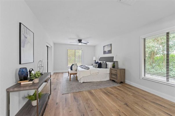 Bedroom, Interior, Wood Texture Flooring