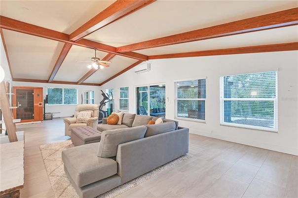 Interior, Living room, Wooden Beams, Wood Texture Flooring