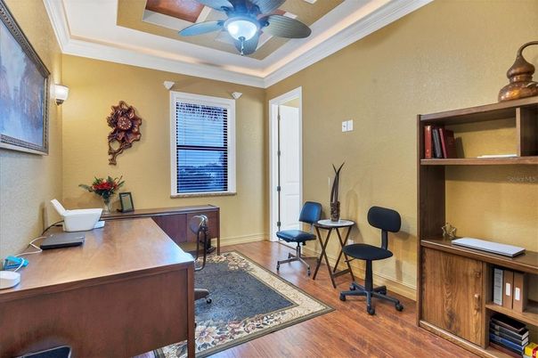 Home Office, Interior, Wood Texture Flooring