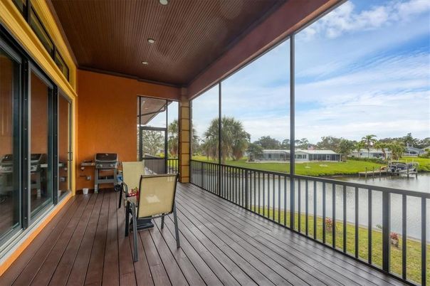 Exterior, Recessed Lighting, Water, Wood Texture Flooring