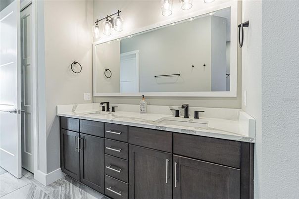 Bathroom, Dual Sink Vanities, Interior, Marble