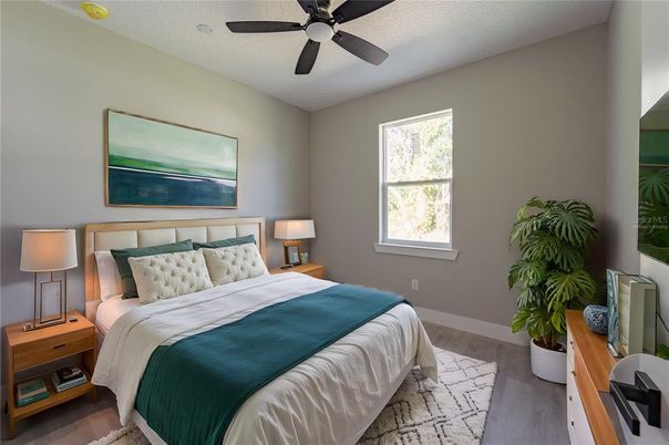 Bedroom, Interior, Wood Texture Flooring