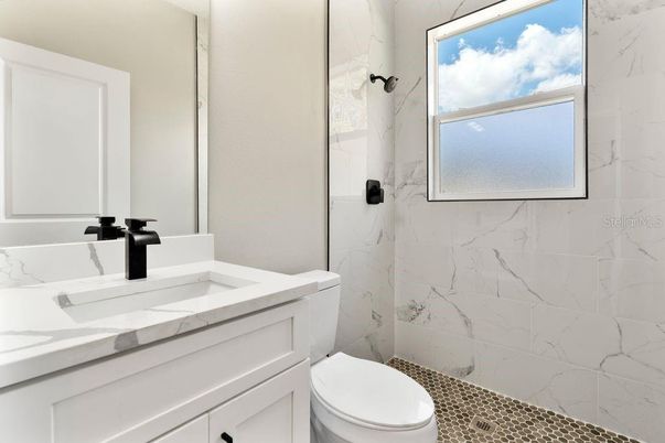 Bathroom, Interior, Marble Walls