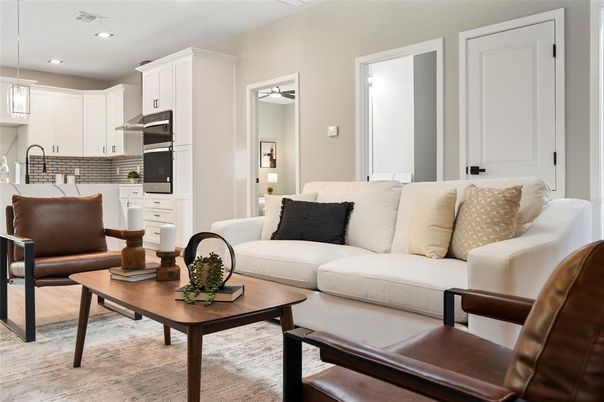Interior, Kitchen, Living room, Recessed Lighting