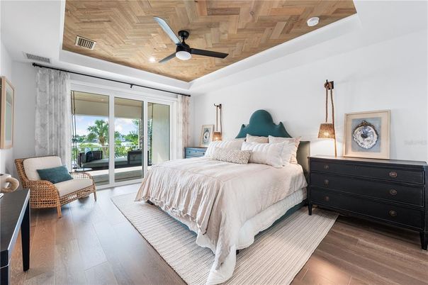 Bedroom, Interior, Wooden Ceilings, Wood Texture Flooring