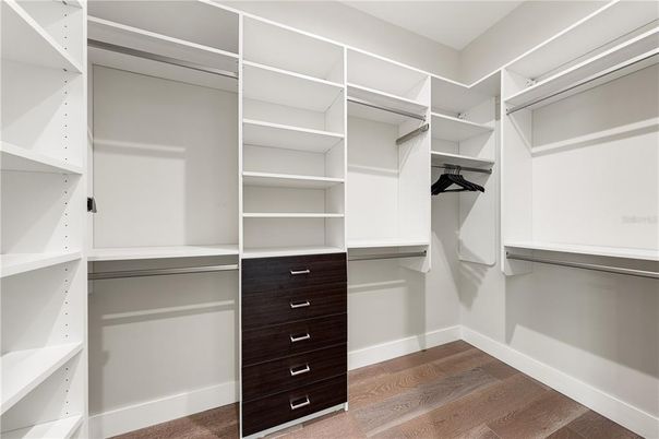 Interior, Walk-in Closets, Wood Texture Flooring