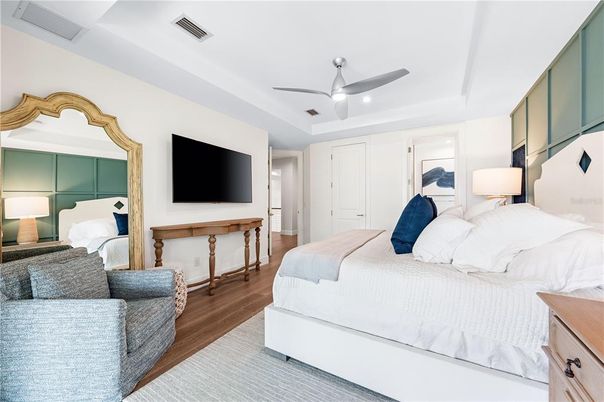 Bedroom, Interior, Wood Texture Flooring