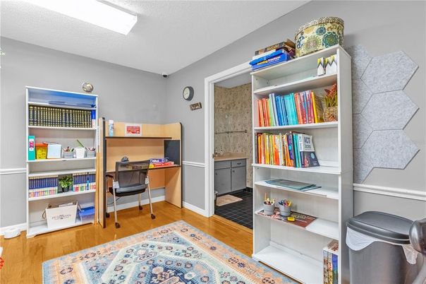 Home Office, Interior, Wood Texture Flooring