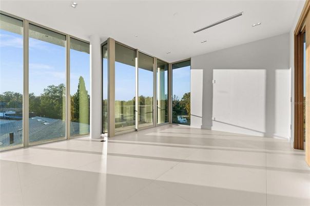 Empty room, Interior, Recessed Lighting