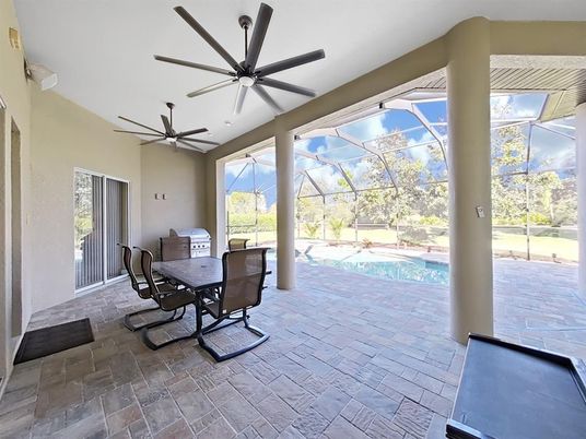 Dining room, Glass Ceilings, Interior, Pool, Sun Room