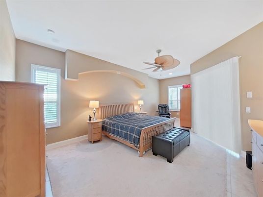 Bedroom, Interior, Recessed Lighting