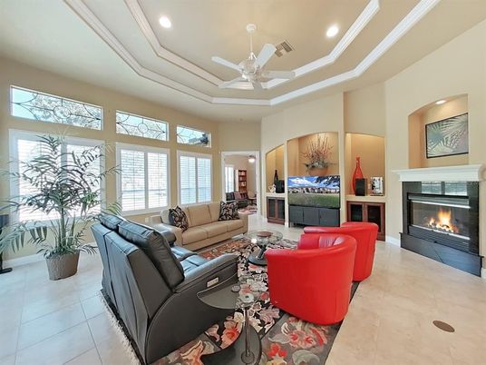Fireplace, Interior, Living room, Recessed Lighting