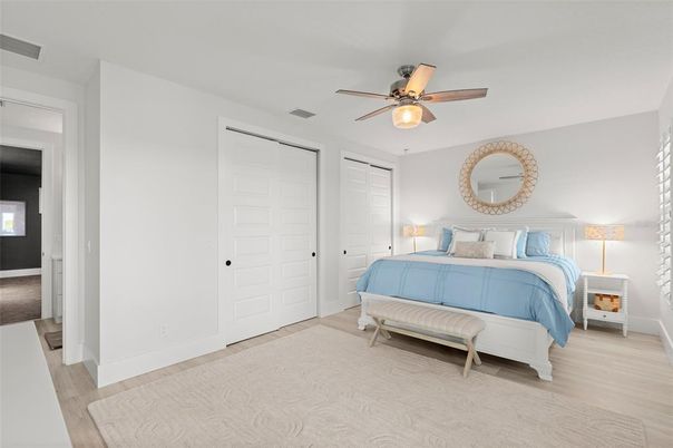 Bedroom, Interior, Wood Texture Flooring