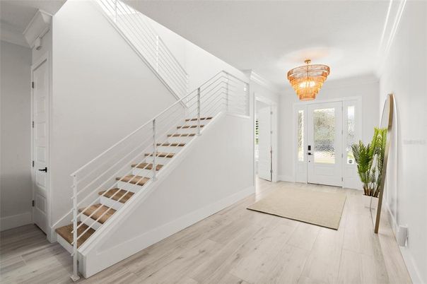 Chandelier, Interior, Wood Texture Flooring