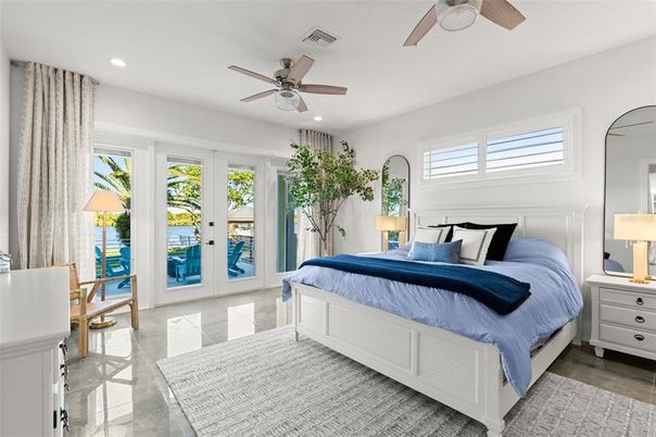 Bedroom, Interior, Recessed Lighting