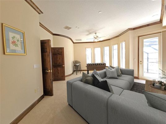 Interior, Living room, Recessed Lighting