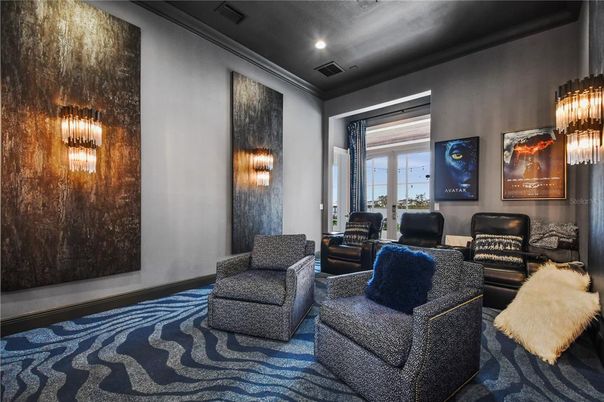 Interior, Living room, Recessed Lighting