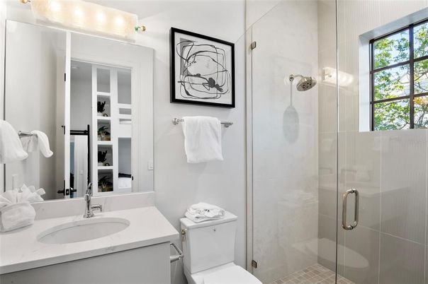 Bathroom, Glass Shower, Interior
