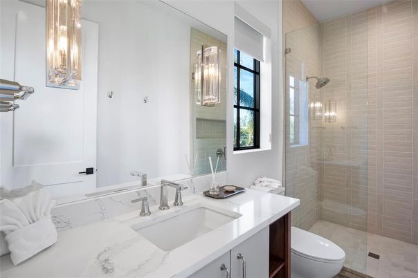 Bathroom, Glass Shower, Interior