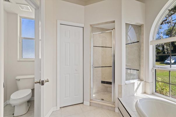 Bathroom, Glass Shower, Interior, Tile Countertops