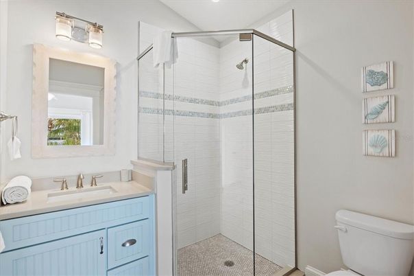 Bathroom, Glass Shower, Interior