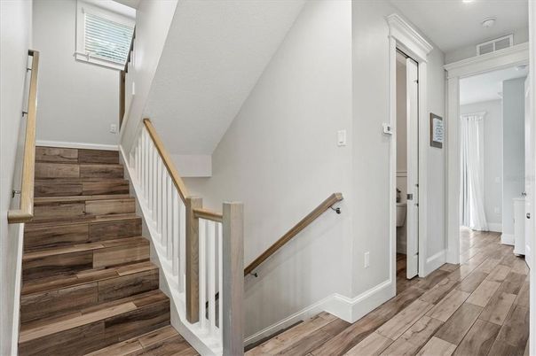 Interior, Recessed Lighting, Wood Texture Flooring