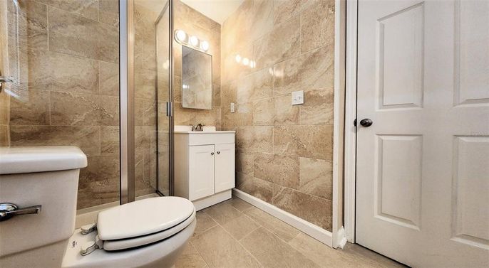Bathroom, Glass Shower, Interior