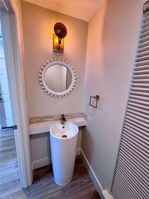 Bathroom, Free Standing Baths, Interior, Wood Texture Flooring