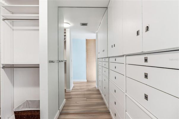 Interior, Walk-in Closets, Wood Texture Flooring