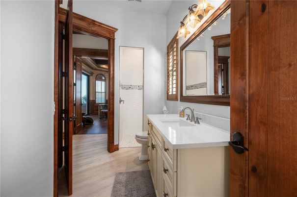 Bathroom, Interior, Wood Texture Flooring