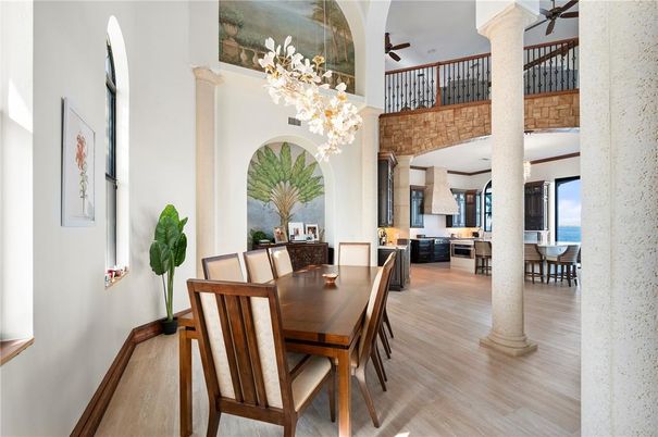 Dining room, Interior, Water, Wood Texture Flooring