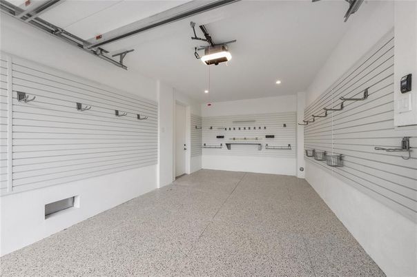 Garage, Interior, Recessed Lighting