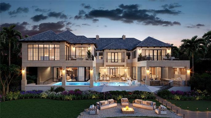 Exterior, Facade, Pool, Modern