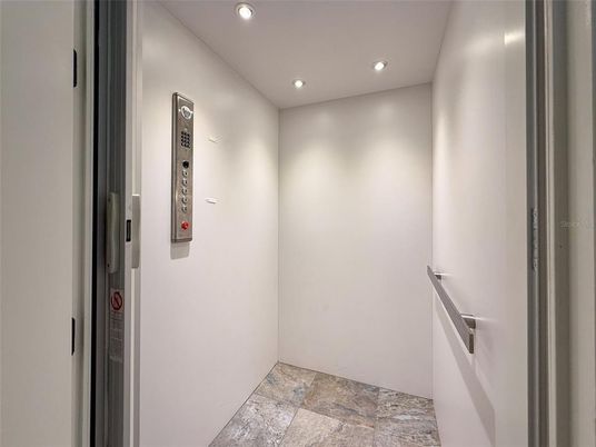Elevator, Interior, Recessed Lighting