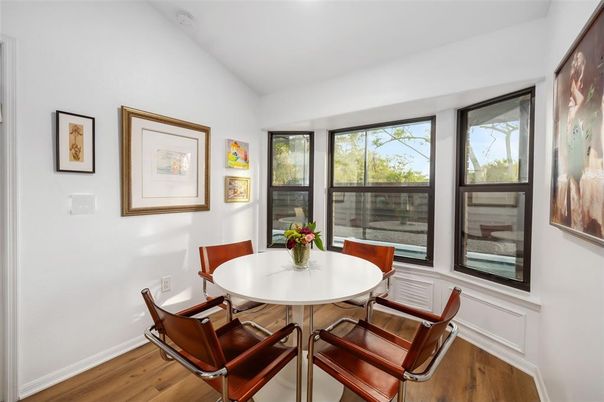 Dining room, Interior, Wood Texture Flooring