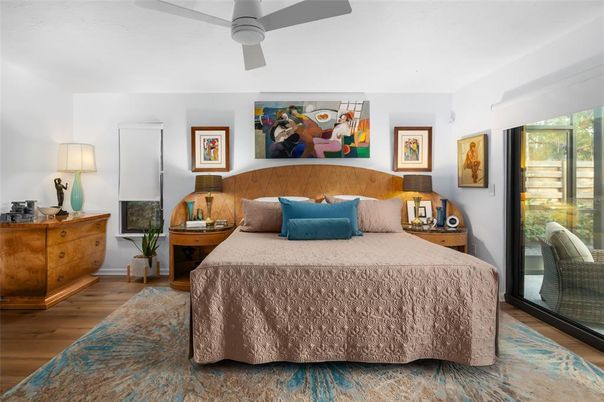 Bedroom, Interior, Wood Texture Flooring