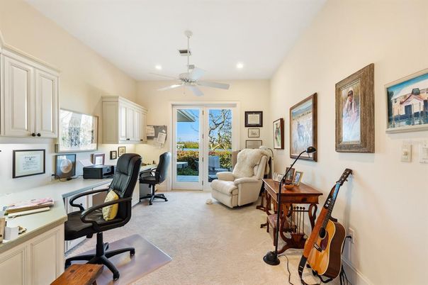 Home Office, Interior, Recessed Lighting