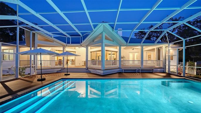 Glass Ceilings, Interior, Pool, Sun Room, Wood Texture Flooring