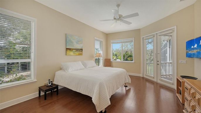 Bedroom, Interior, Wood Texture Flooring