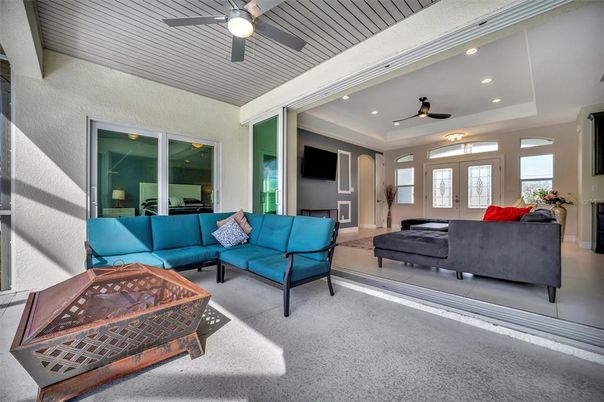 Interior, Living room, Recessed Lighting