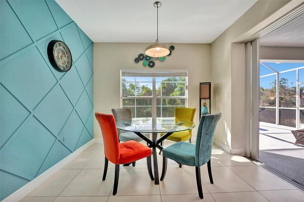 Dining room, Interior, Pendant Lights