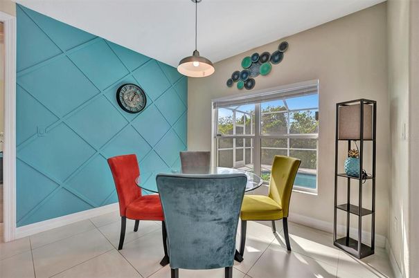 Dining room, Interior, Pendant Lights