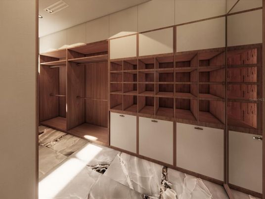 Interior, Walk-in Closets, Wood Texture Flooring