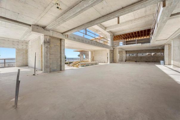 Interior, Stone Walls, Wooden Beams