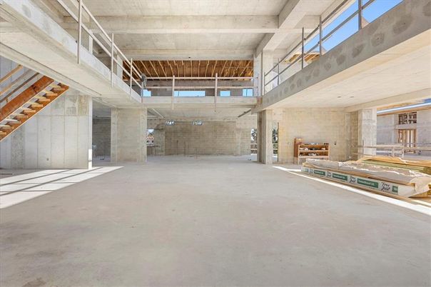 Interior, Stone Walls, Wooden Beams