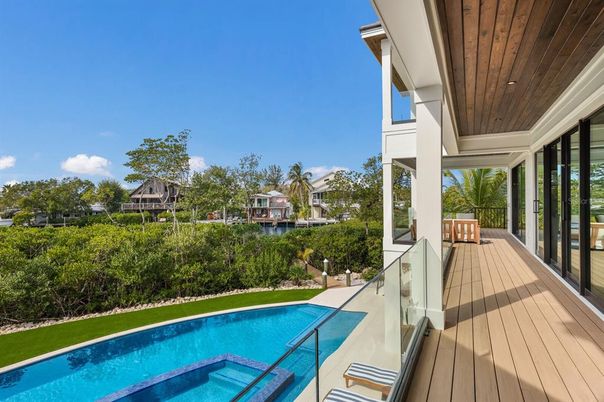 Exterior, Pool, Wood Texture Flooring