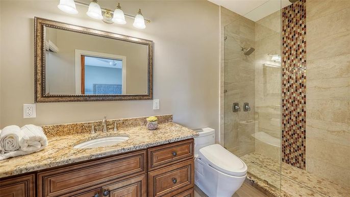 Bathroom, Glass Shower, Interior